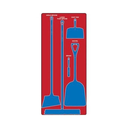 Accuform DRY ZONE STOREBOARDS ULTRA PSB710RDBU PSB710RDBU